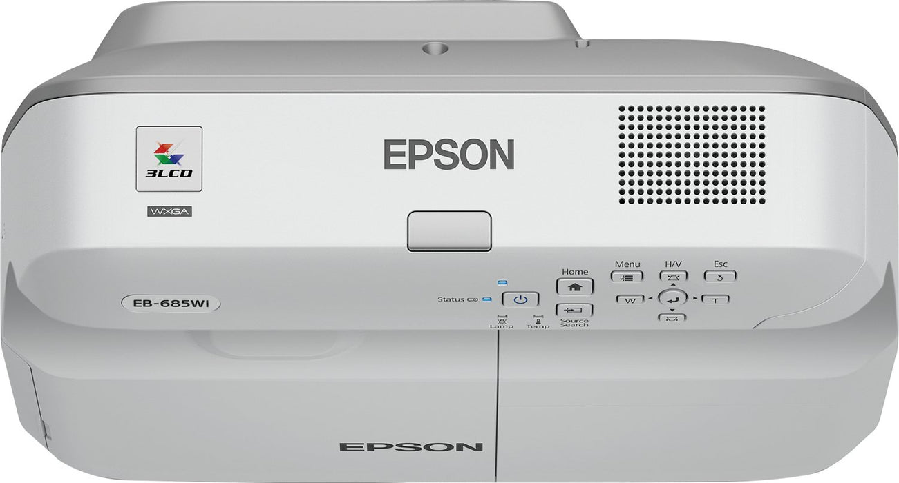 EAN 8715946747255 - Epson EB-685WI Proyector de alcance ultracorto 3500 lúmenes ANSI 3LCD WXGA (1280x800) Blanco, Gris imagen 1