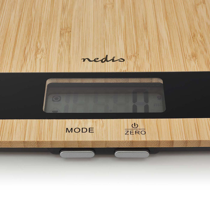 EAN 5412810334520 - Nedis KASC600WD báscula de cocina Madera Encimera Rectángulo Báscula electrónica de cocina imagen 6