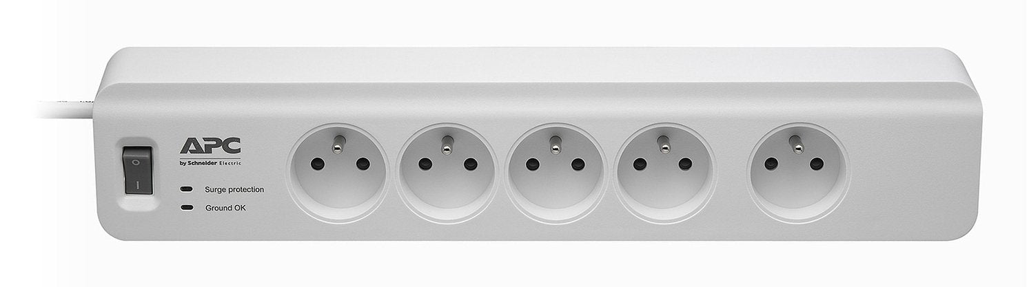 EAN 0731304313922 - APC PM5-FR limitador de tensión Blanco 5 salidas AC 230 V 1,83 m imagen 3