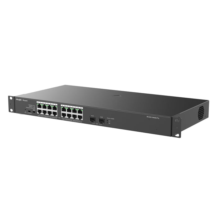 Switch Ruijie Reyee Rg-Es118gs-P-L 16p Dowlink + 2uplink Sfp