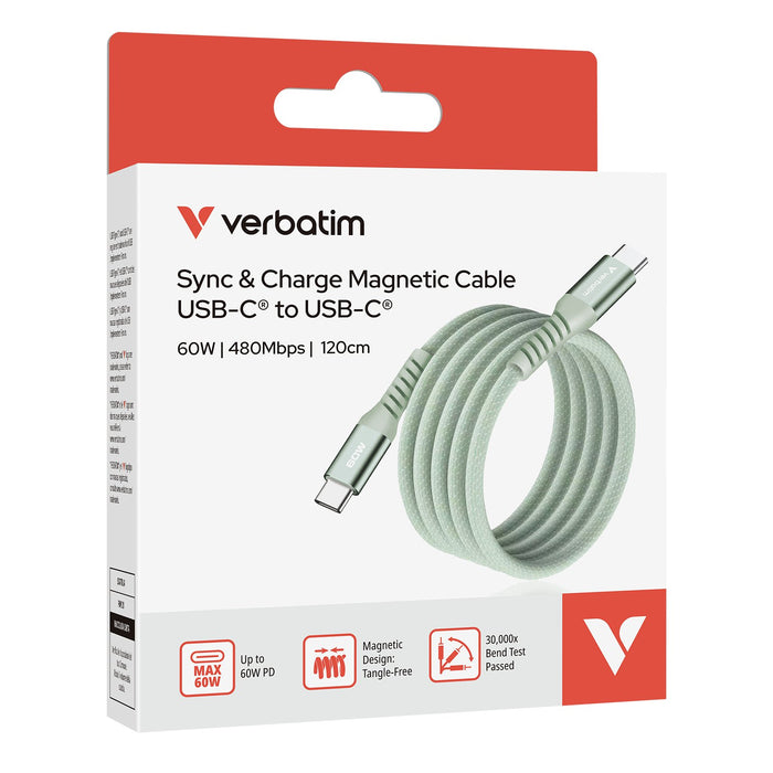 EAN 0023942318644 - Verbatim 31864 cable USB USB 2.0 1,2 m USB C Verde imagen 5