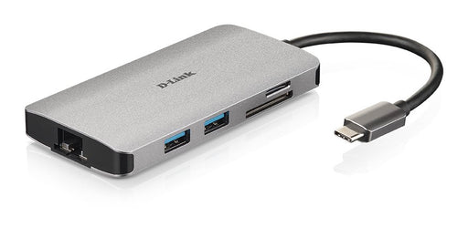 EAN 0790069450471 - D-Link DUB-M810 base para portátil y replicador de puertos Alámbrico USB 3.2 Gen 1 (3.1 Gen 1) Type-C Alu imagen 2