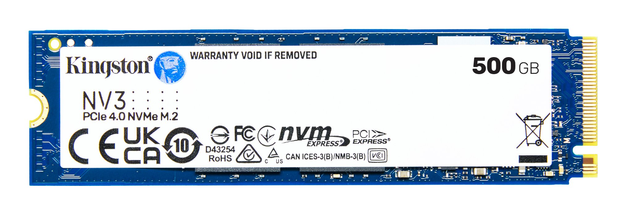 EAN 0740617344806 - Kingston Technology NV3 500 GB PCI Express 4.0 3D NAND imagen 3