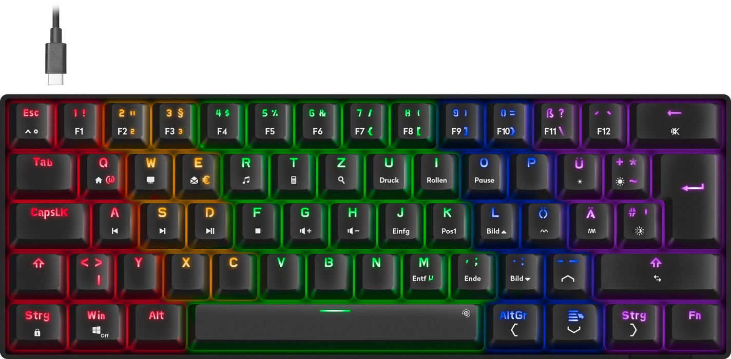EAN 4027301657852 - SPEEDLINK SL-670015-BK teclado Juego USB QWERTZ Alemán Negro imagen 1