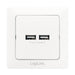 EAN 4052792047707 - LogiLink PA0163 toma de corriente 2x USB Blanco imagen 1