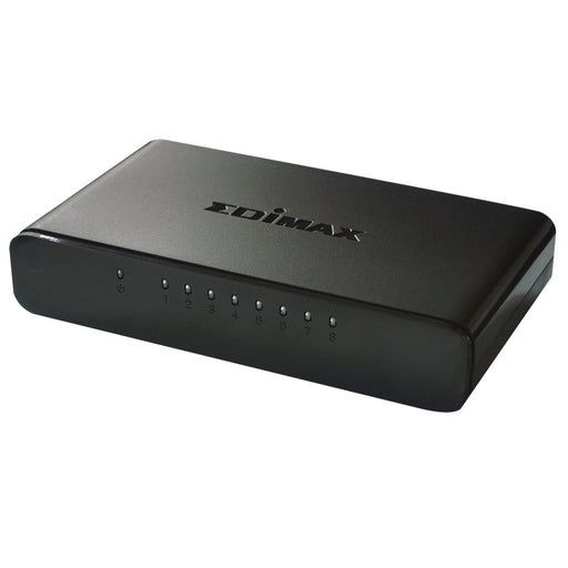 EAN 4710700929254 - Edimax ES-3308P V2 switch Gestionado Fast Ethernet (10/100) Negro imagen 1