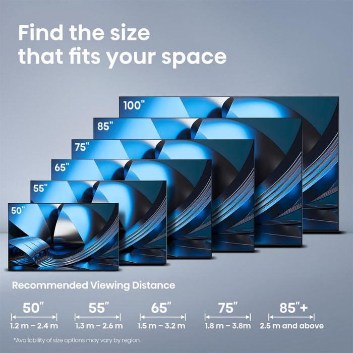139,0cm 55" (3840x2160) Hisense 55u7se Smart Tv 4k Uled Miniled 6ms 144hz Hdmi Usb Lan Hdr Vesa Wifi Bluetooth Black