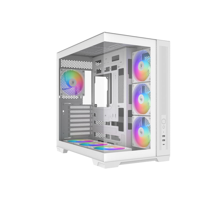 Sama V52 Atx Mid-Tower Atx Pc Case White Retail