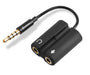 EAN 4044951015900 - Sharkoon PMP35 cable de audio 0,12 m 3,5mm Negro imagen 1