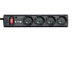 EAN 3553340667275 - Eaton PS4D limitador de tensión Negro, Blanco 4 salidas AC 220 - 250 V 1 m imagen 1