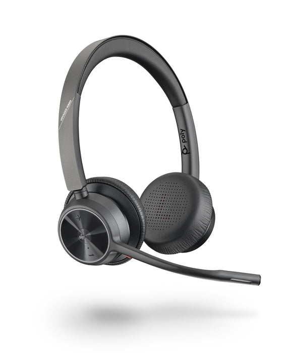 EAN 17229174290 - Poly Voyager 4320 UC Auriculares Inalámbrico Diadema Oficina/Centro de llamadas USB tipo A Bluetooth Negro imagen 1
