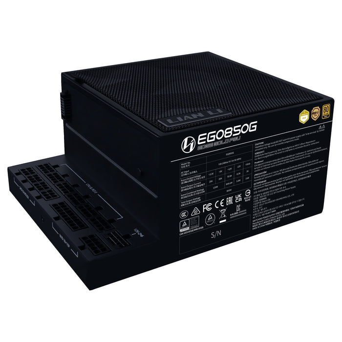 EAN 4718466016232 - Lian Li EG0850G unidad de fuente de alimentación 850 W 24-pin ATX SFX Negro imagen 1