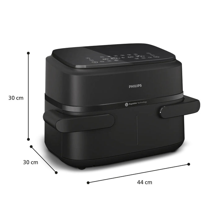 EAN 8720389052989 - Philips 1000 series NA150/00 freidora Doble 7 L Independiente 2450 W Freidora de aire caliente Negro imagen 3