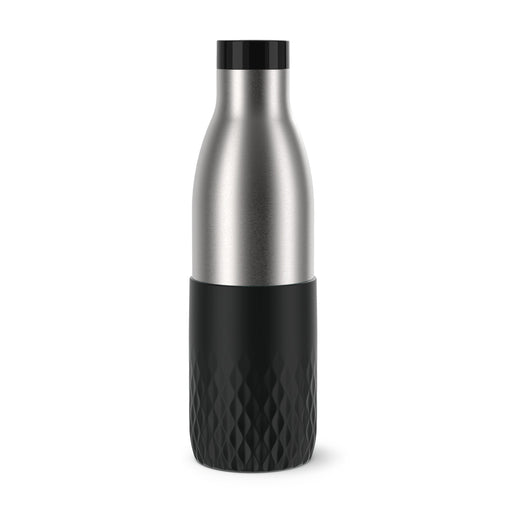 EAN 4009049537405 - EMSA Bludrop Sleeve N3111100 bidón de agua Uso diario 700 ml Acero inoxidable Negro, Acero inoxidable imagen 1