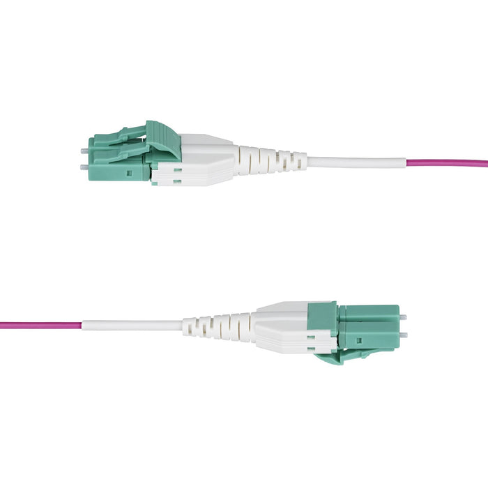 Startech 40m Lc-Lc Upc Om4multimode Glasfasercable Erika Violett 50 125 40g 100g Uniboot Lwl Cable De Red Ofnr Cable