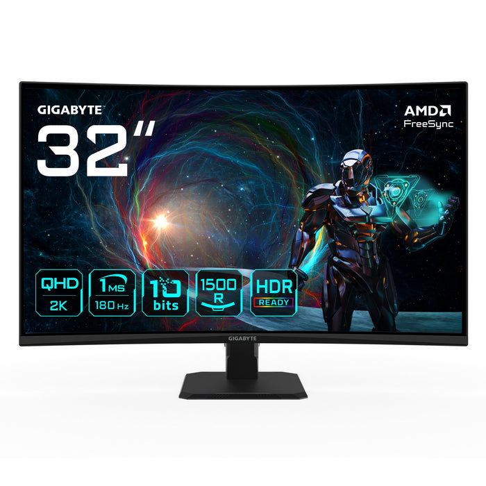 EAN 4719331863531 - GIGABYTE GS32QCA pantalla para PC 80 cm (31.5") 2560 x 1440 Pixeles Quad HD LED Negro imagen 1