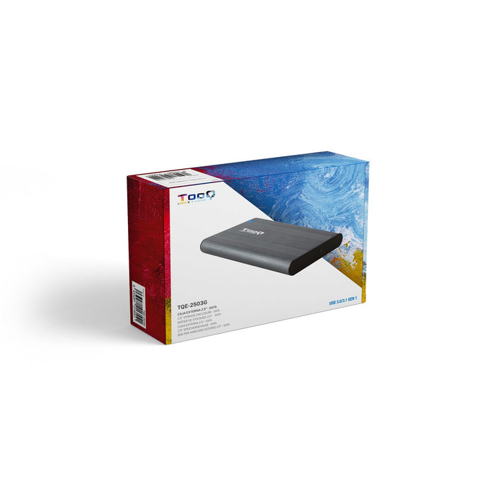 EAN 8433281013551 - TooQ TQE-2503G caja para disco duro externo Carcasa de disco duro/SSD 2.5" imagen 4