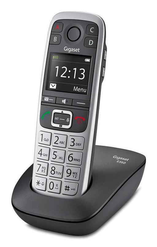 EAN 4250366848631 - Gigaset E560 teléfono Teléfono DECT Identificador de llamadas Negro, Plata imagen 1
