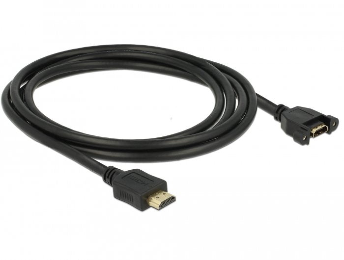 Delock Cable Hdmi A Macho > Hdmi A Hembra Am Einbau 4k 30 Hz 2 M