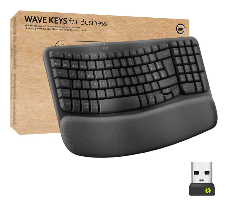 EAN 5099206117259 - Logitech Wave Keys for Business teclado Oficina RF Wireless + Bluetooth QWERTY Español imagen 5
