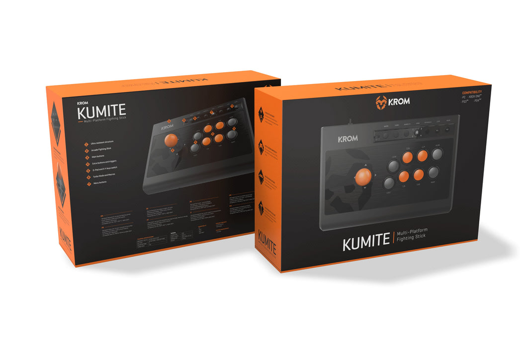 EAN 8436532169366 - Krom Kumite Negro USB Panel de mandos tipo máquina recreativa Analógico/Digital PlayStation 4, Playstatio imagen 7