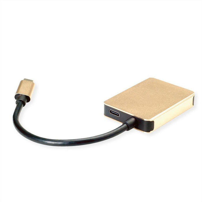 Roline Gold Usb Typ C Dockingstation, Hdmi 4k, 2x Usb 3.2 Gen 1, 1x Pd