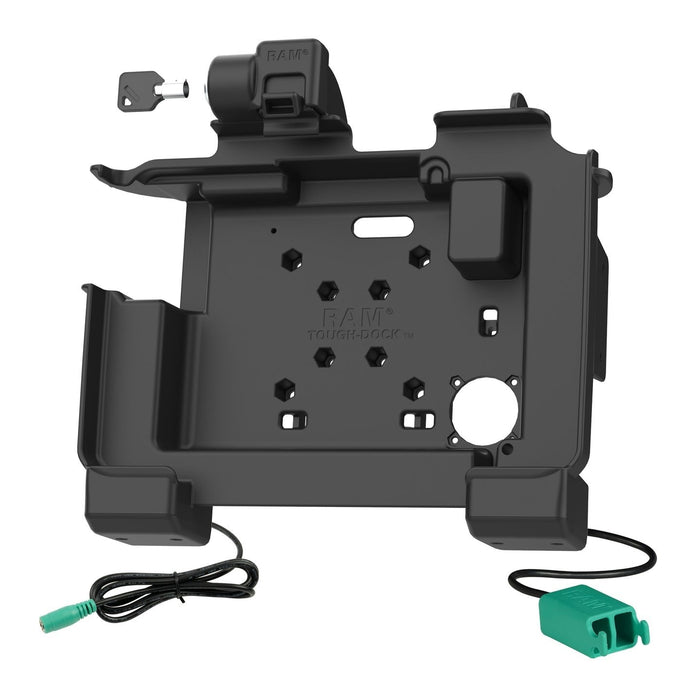 Ram©Power + Dual Usb Locking  Dock For Zebra Et6x