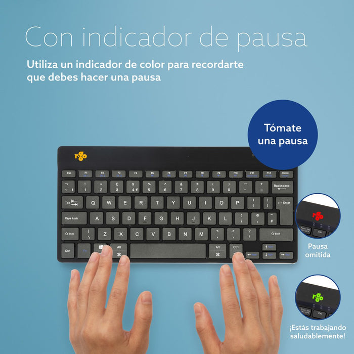 EAN 8719274492092 - R-Go Tools RGOCOUKWLBL teclado Oficina Inglés del Reino Unido imagen 10