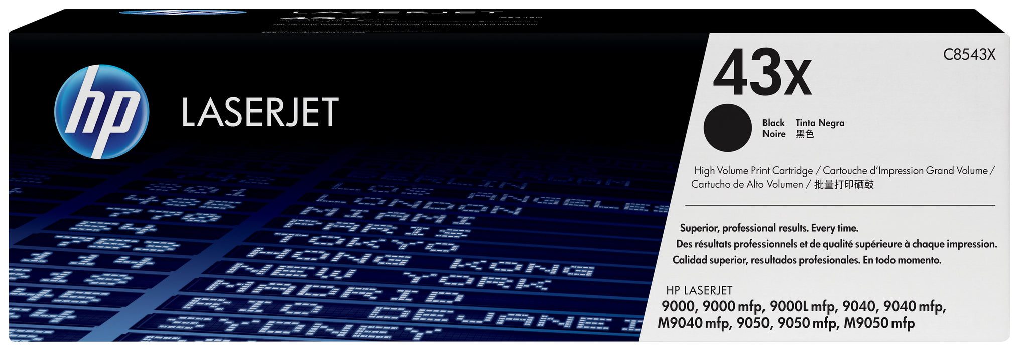 EAN 0725184659522 - HP 43X High Yield Black Original LaserJet Toner Cartridge cartucho de tóner 1 pieza(s) imagen 1