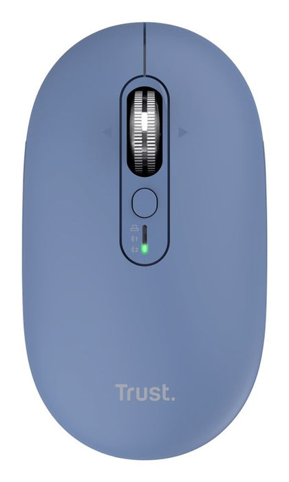 Raton Optico Wireless Fino Seron Azul Trust Hasta 3200 Dpi / Inalámbrico