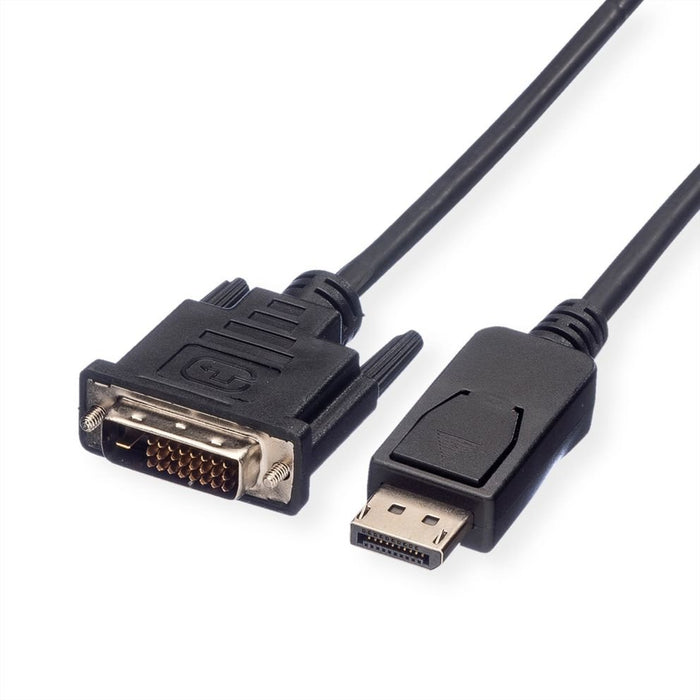 EAN 7611990129720 - VALUE 11.99.5614 adaptador de cable de vídeo 1 m DisplayPort DVI-D Negro imagen 1
