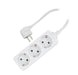 EAN 8054392612367 - Ewent EW3958 base múltiple 1,5 m 3 salidas AC Interior Blanco imagen 1