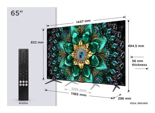 EAN 5901292526665 - TCL Q6C 65Q6C Televisor 165,1 cm (65") 4K Ultra HD Smart TV Wifi Metálico imagen 1