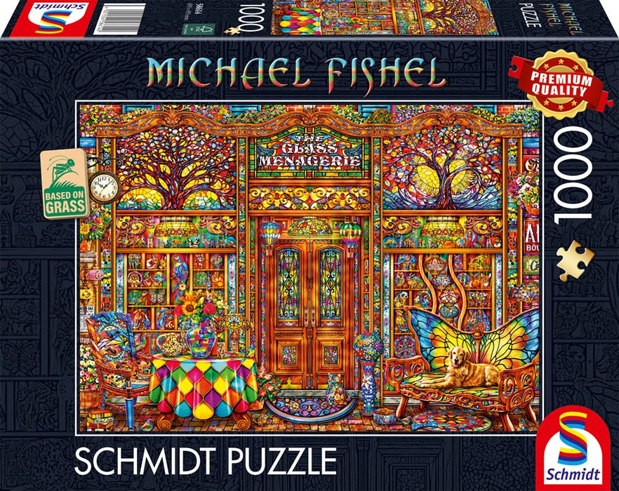 Schmidt Spiele Michael Fishel: Zoológico De Cristal, Rompecabezas De 1000 Piezas 58614