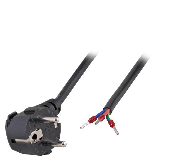 Efb Netzleitung Schutzkontakt 90 - Open End Ae 3 M, 3 X 1,00 Mm