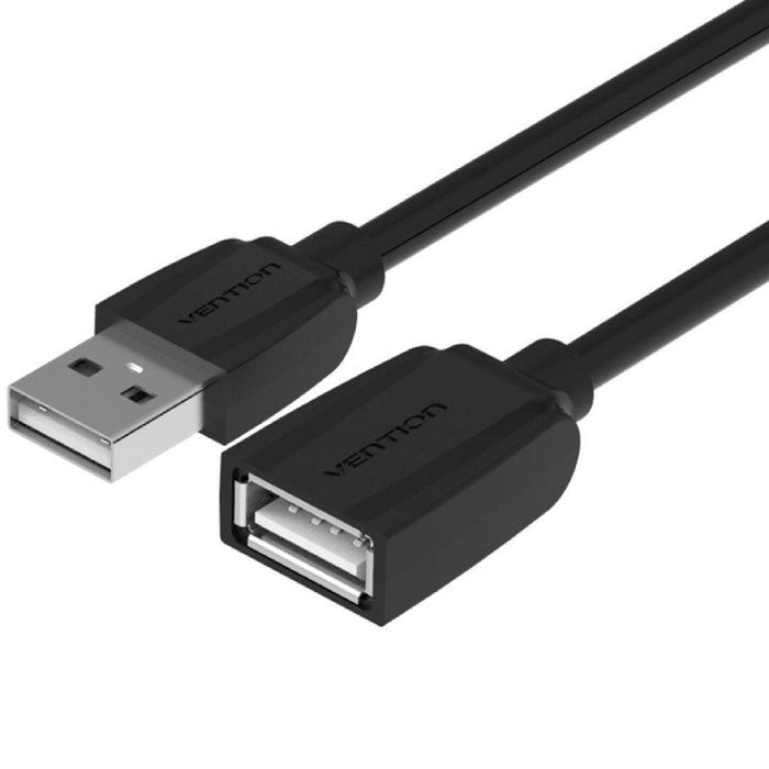 Cable Alargador Usb 2.0 Vention Vas-A44-B500 Usb Macho Usb Hembra 5m Negro