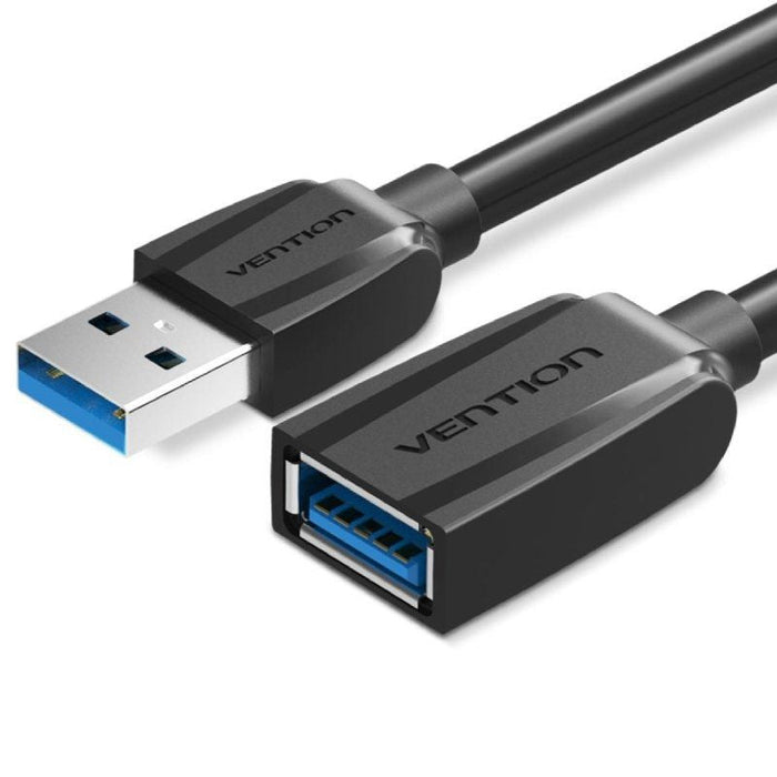 Cable Alargador Usb 3.0 Vention Vas-A45-B100 Usb Macho Usb Hembra 5gbps 1m Negro