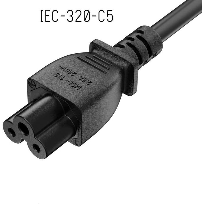 Cable Alimentacion Trebol C5 1.2 M Eu Negro