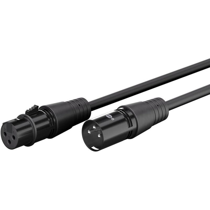 Cable Audio Microfono Xlr 3-Pin Canon Dmx Balanceado Macho A Hembra De  1m Ugreen
