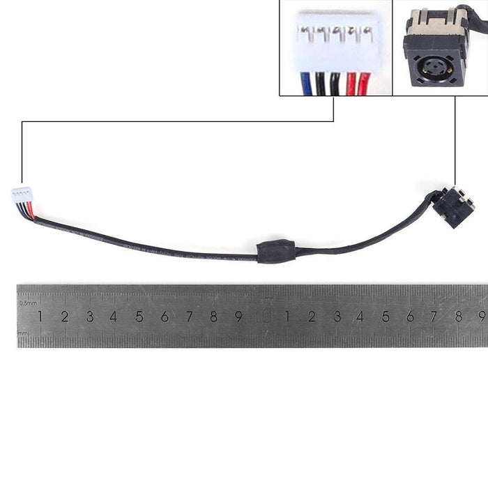 Cable Conector De Cc Dell Latitude E6540 Cable De Conector De Alimentación De Ca Cc Dc30100os00 0g6tvf