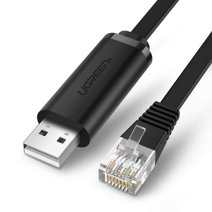 Cable Consola Usb To Rs-232 (Rj-45 Macho , 1,5m) Ugreen