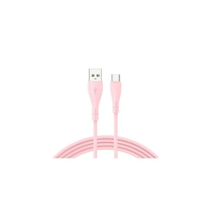 Cable Cool Usb A Usb-C 1m Nylon Pink