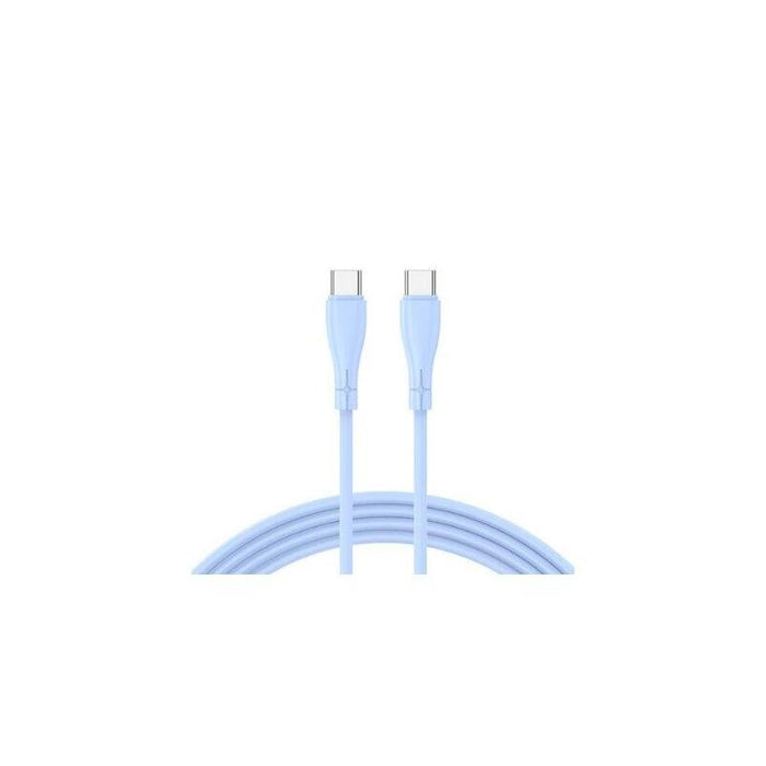 Cable Cool Usb-C A Usb-C 1m Silicona Blue