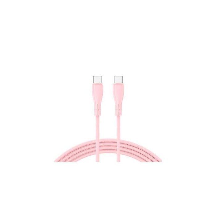 Cable Cool Usb-C A Usb-C 1m Silicona Pink
