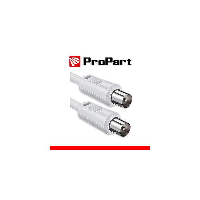 Cable De Antena De Tv Iec 2m Sp-Sp Blanco
