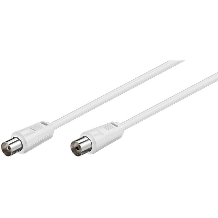Cable De Antena Goobay Enchufe Rf > Enchufe Rf, Cable Coaxial Blanco, 10 Metros 11514