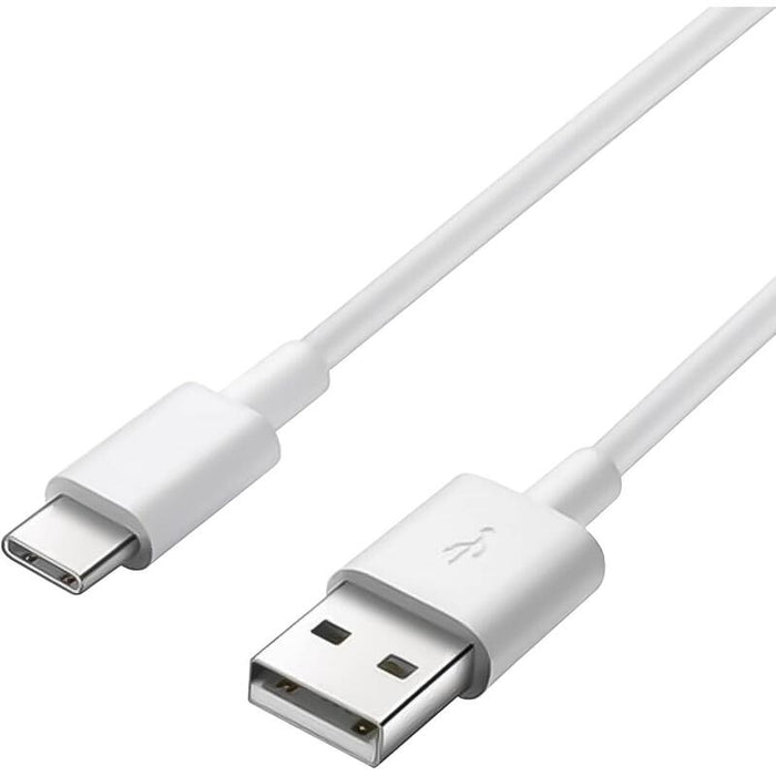 Cable De Carga + Datos Usb-A  A  Usb-C M/M  6a 1m  Blanco