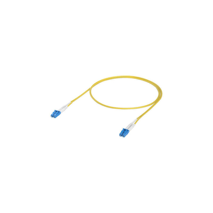 Cable De Conexión De Fibra Óptica Ubiquiti Os2 Duplex Lc-Lc Upc Amarillo, 1 Metro Uacc-Ofc-S2-Lulu-1m