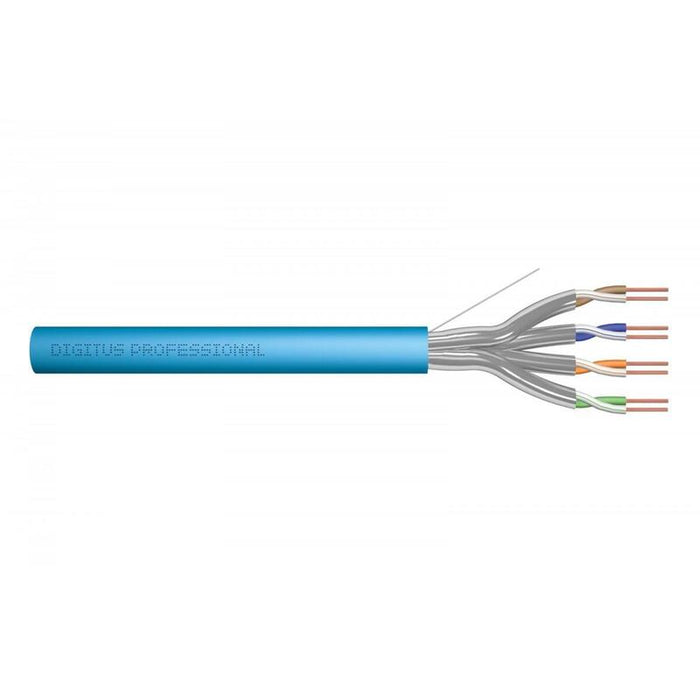 Cable De Red Para Instalación Kat.6a, U/Ftp, Dca, Drut, Awg 23/1, Lsoh, 50m, Azul