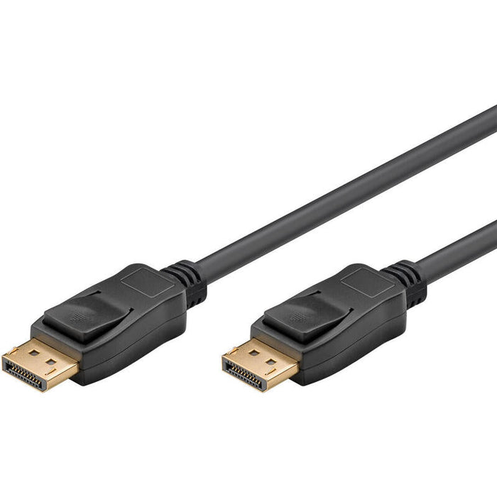 Cable Displayport 5m 4k 1,2 Chapado En Oro Negro